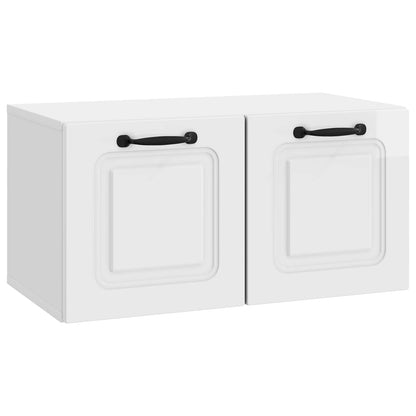 Væghængt Tv-skab 59,5 X 41 X 30 Cm Konstrueret Træ