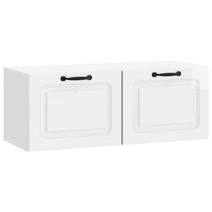 Væghængt Tv-skab 59,5 X 41 X 30 Cm Konstrueret Træ
