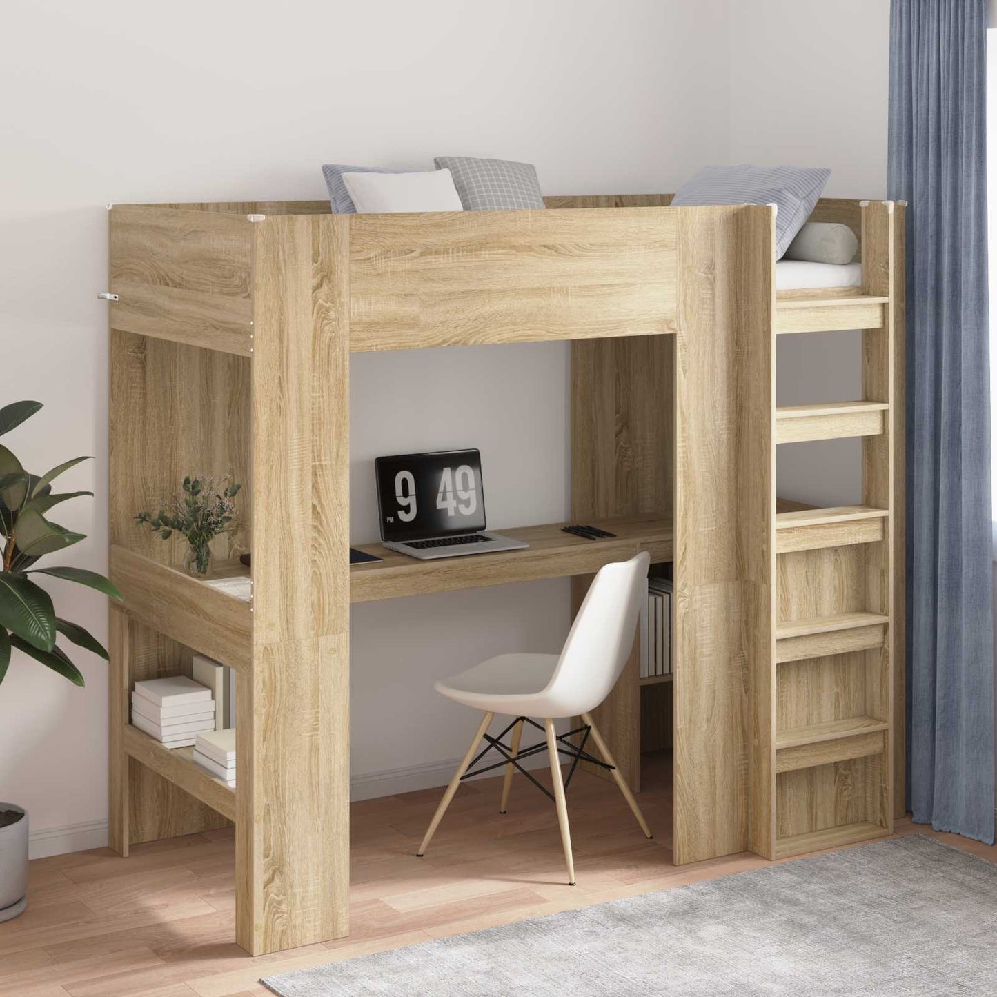 Loft Sengestel Med Skrivebord