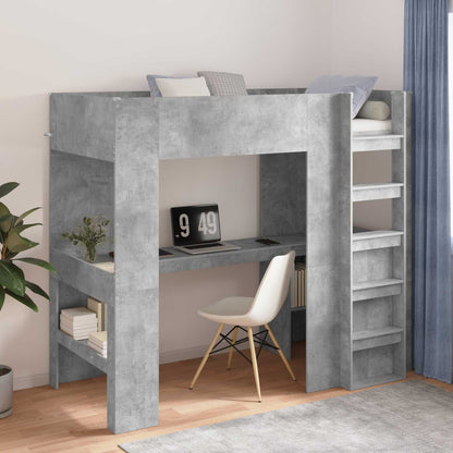 Loft Sengestel Med Skrivebord