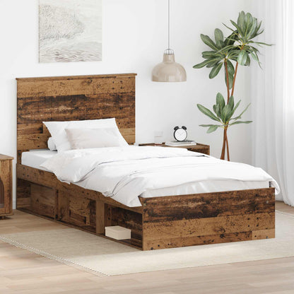 Sengestel Med Hovedgærde Massiv Fyrretræ - Variant 3411053
