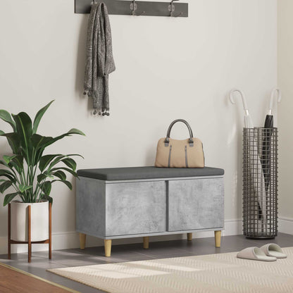 Hallbænk Med Pude 60 X 38 X 46 Cm Kunstigt Træ Og Stof - Variant 891531