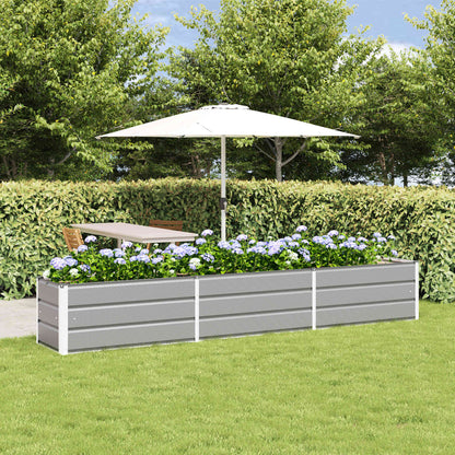 Plantekasse 100 X 50 X 75 Cm Galvaniseret Stål - Variant 42018154