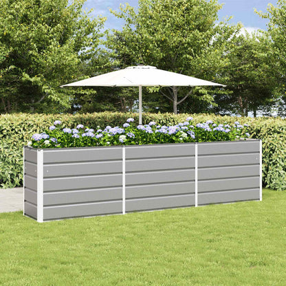 Plantekasse 100 X 50 X 75 Cm Galvaniseret Stål - Variant 42018155