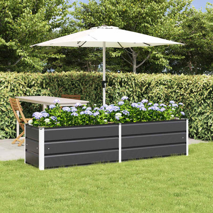 Plantekasse 100 X 50 X 75 Cm Galvaniseret Stål - Variant 42018204