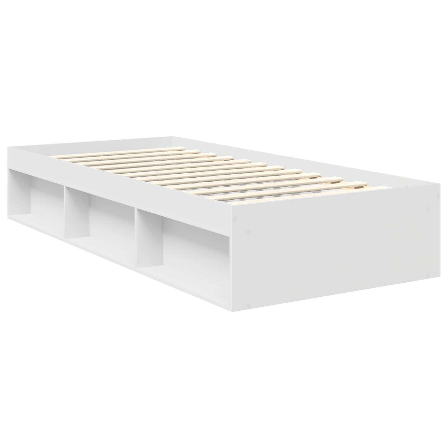 Sengestel Med Hovedgærde 90 X 200 Cm Massiv Fyrretræ - Billede 5