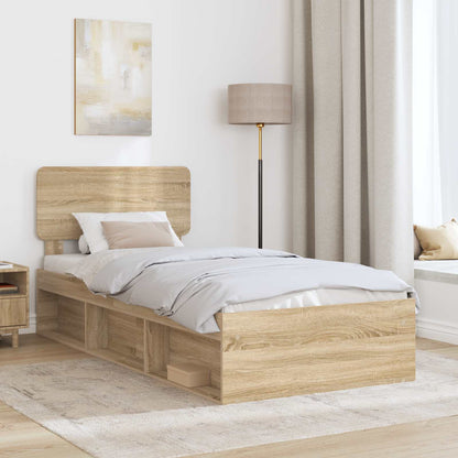 Sengestel Med Hovedgærde Sonoma 90 X 190 Cm Massiv Fyrretræ - Billede 3
