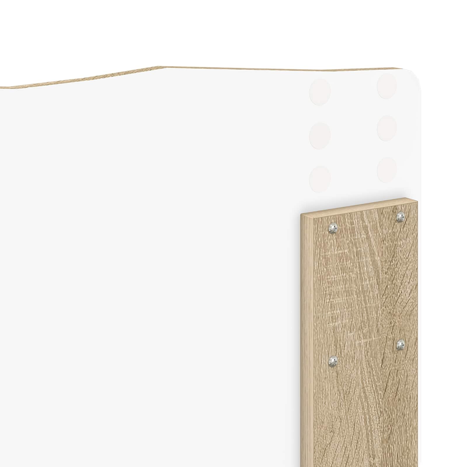 Sengestel Med Hovedgærde Sonoma 160 X 200 Cm Massiv Fyrretræ - Billede 11