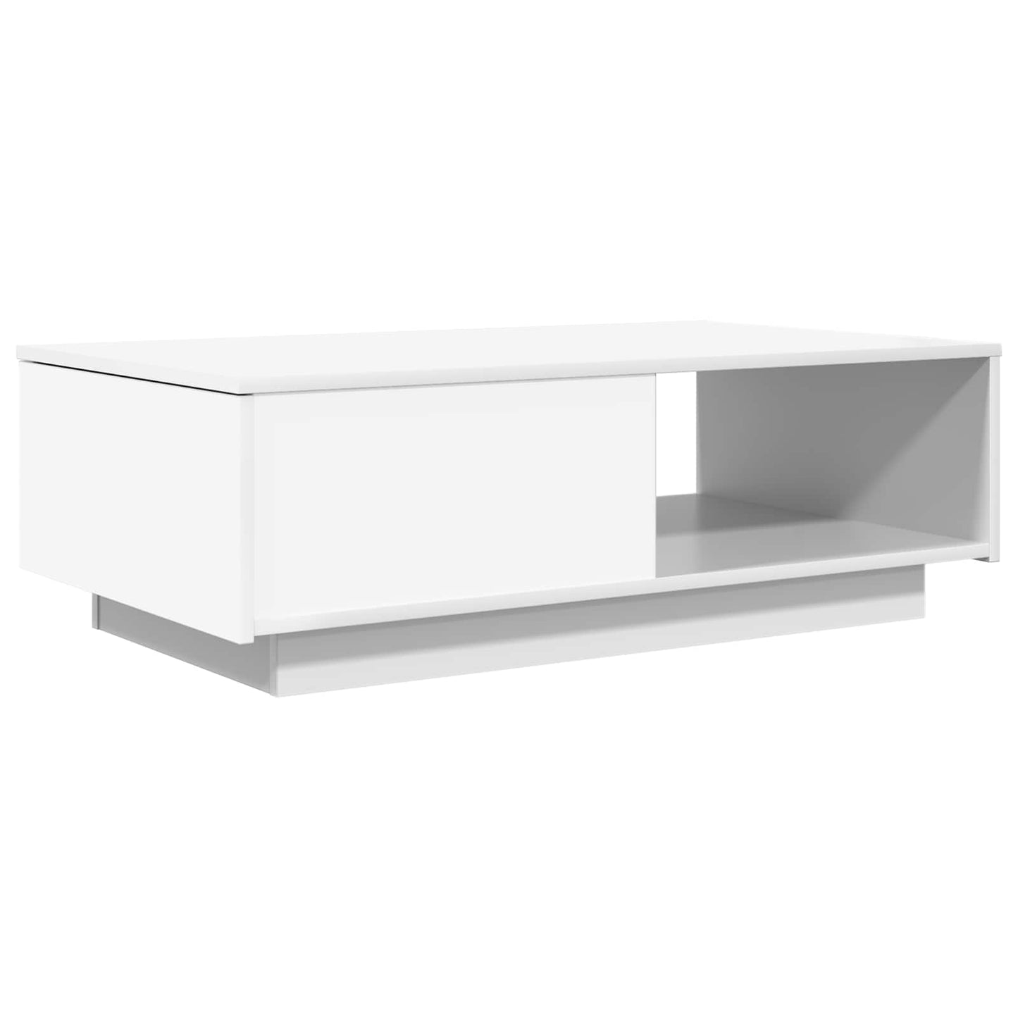 Sofabord Med Skuffe 95 X 55 X 31 Cm Konstrueret Træ - Billede 2