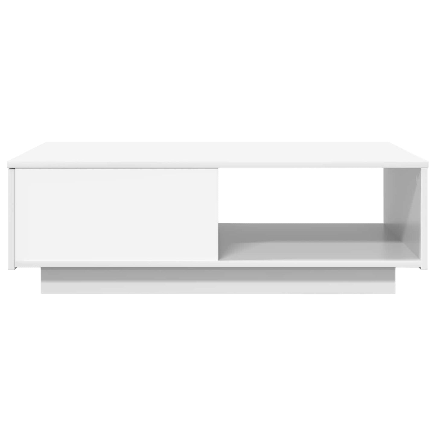 Sofabord Med Skuffe 95 X 55 X 31 Cm Konstrueret Træ - Billede 6