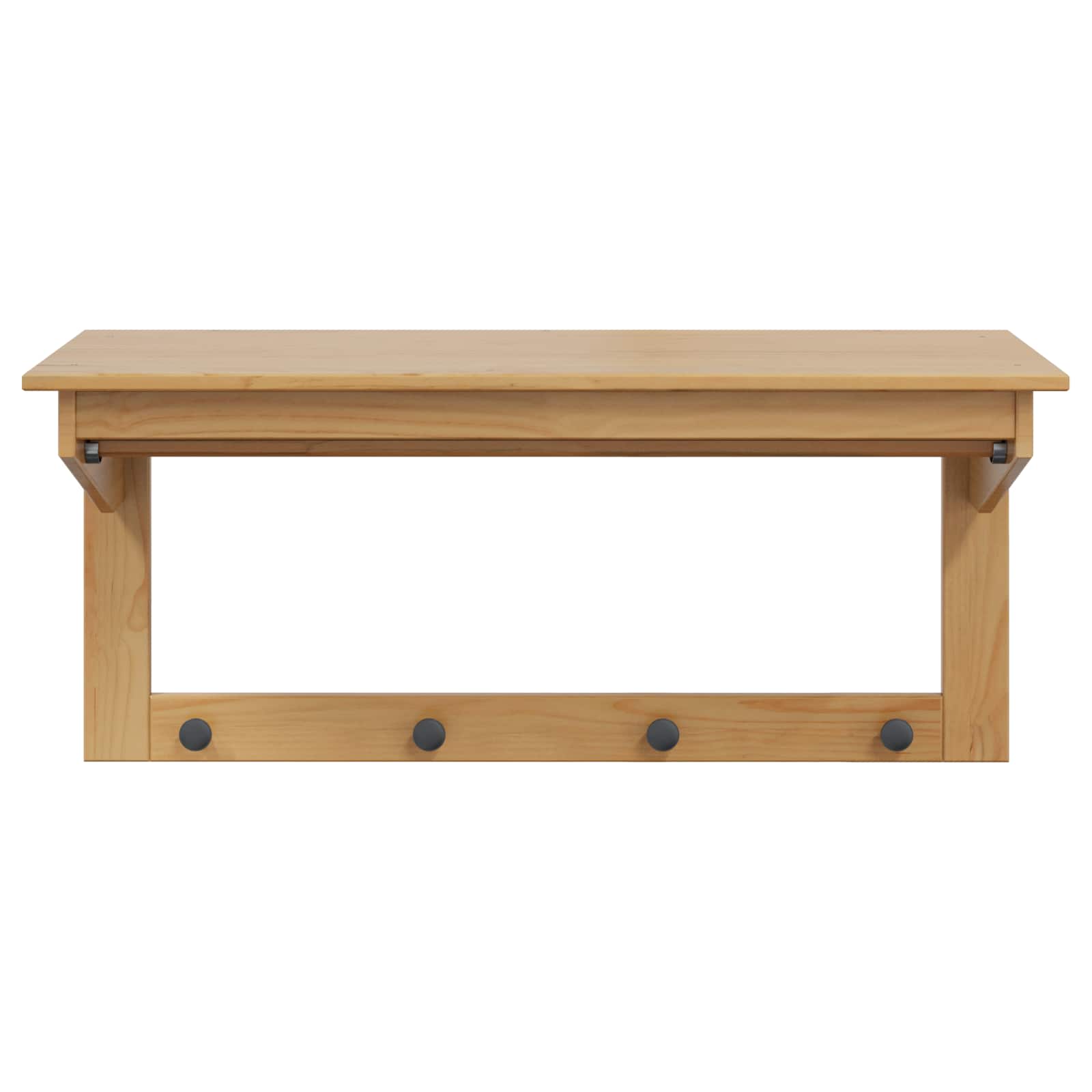 Jakkeholder Hill Honningbrun 90 X 35 X 41.5 Cm Massivt Fyrretræ - Billede 4