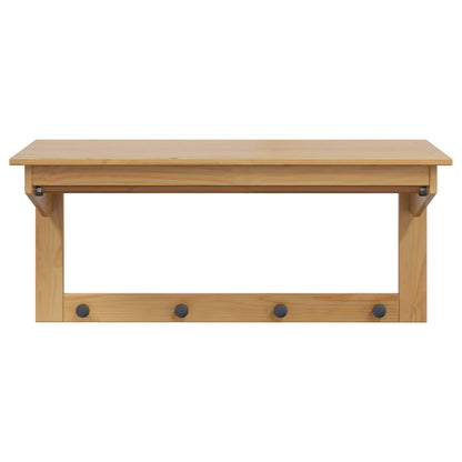 Jakkeholder Hill Honningbrun 90 X 35 X 41.5 Cm Massivt Fyrretræ - Billede 4