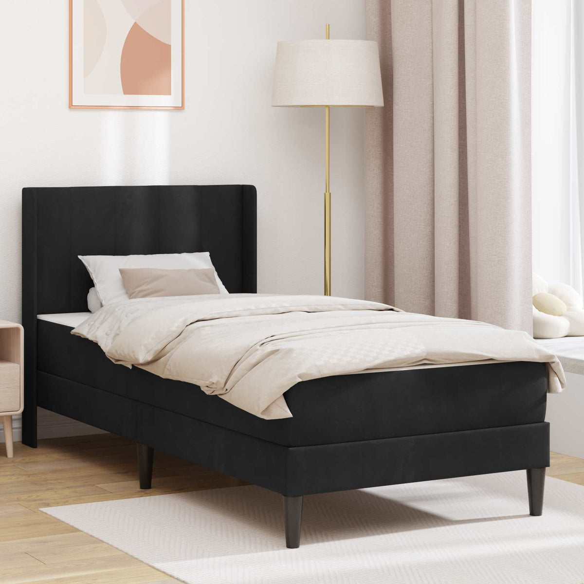 Sengeramme Med Madras Fløjl - Variant 3414829