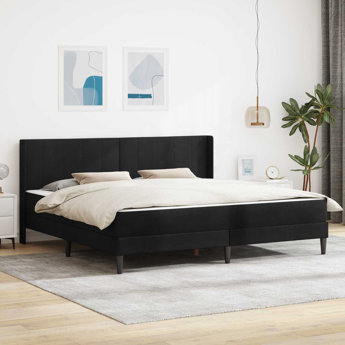 Sengeramme Med Madras Fløjl - Variant 3414883