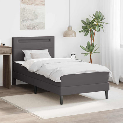 Sengestel Med Led-lysstrimler Kunstlæder - Variant 3414988
