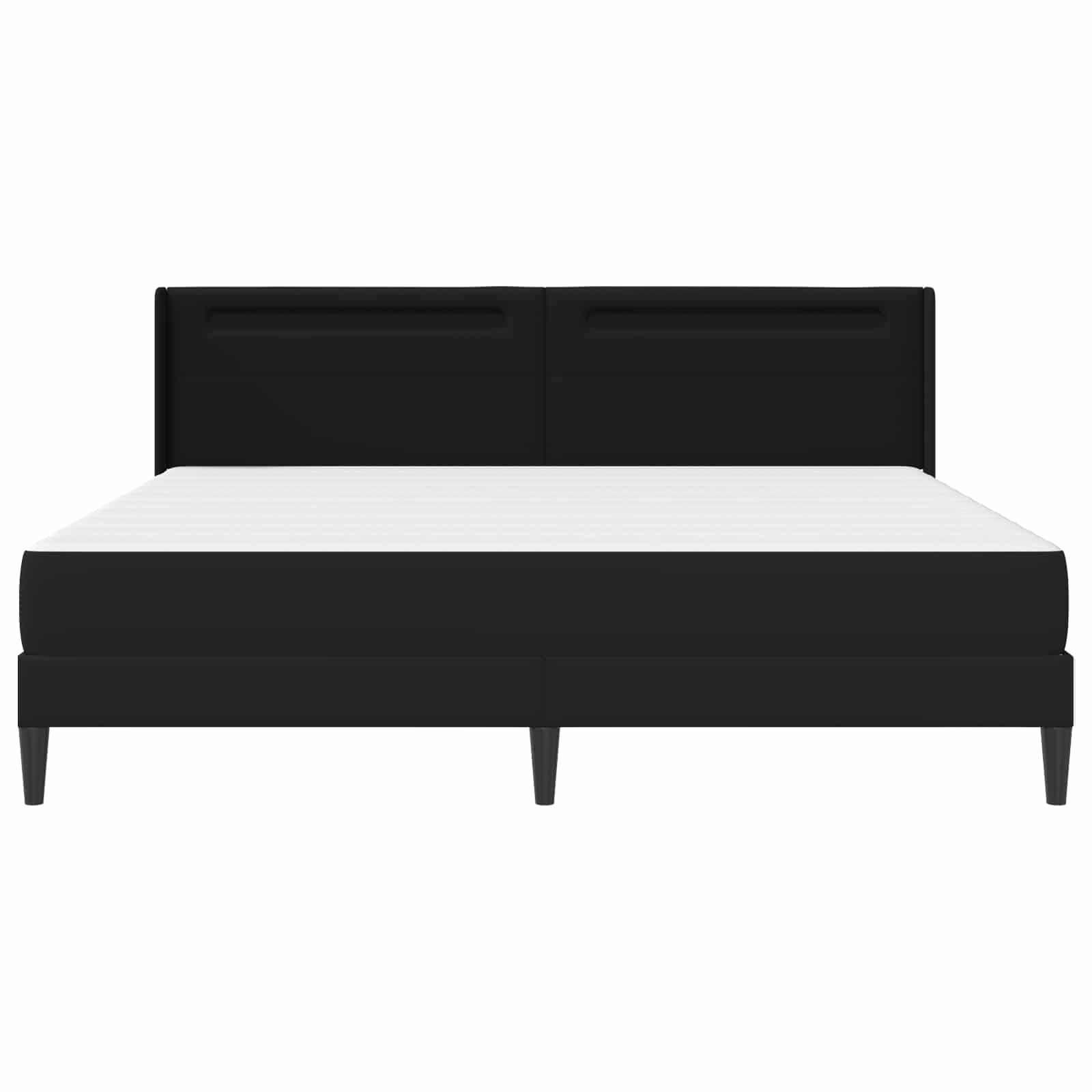 Sengeramme Med Madras 180 X 200 Cm Faux Læder - Billede 8