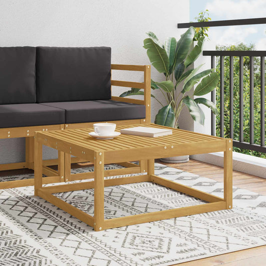 Udendørs Puf Massivt Akacietræ 79 X 79 X 37 Cm - Hovedbillede