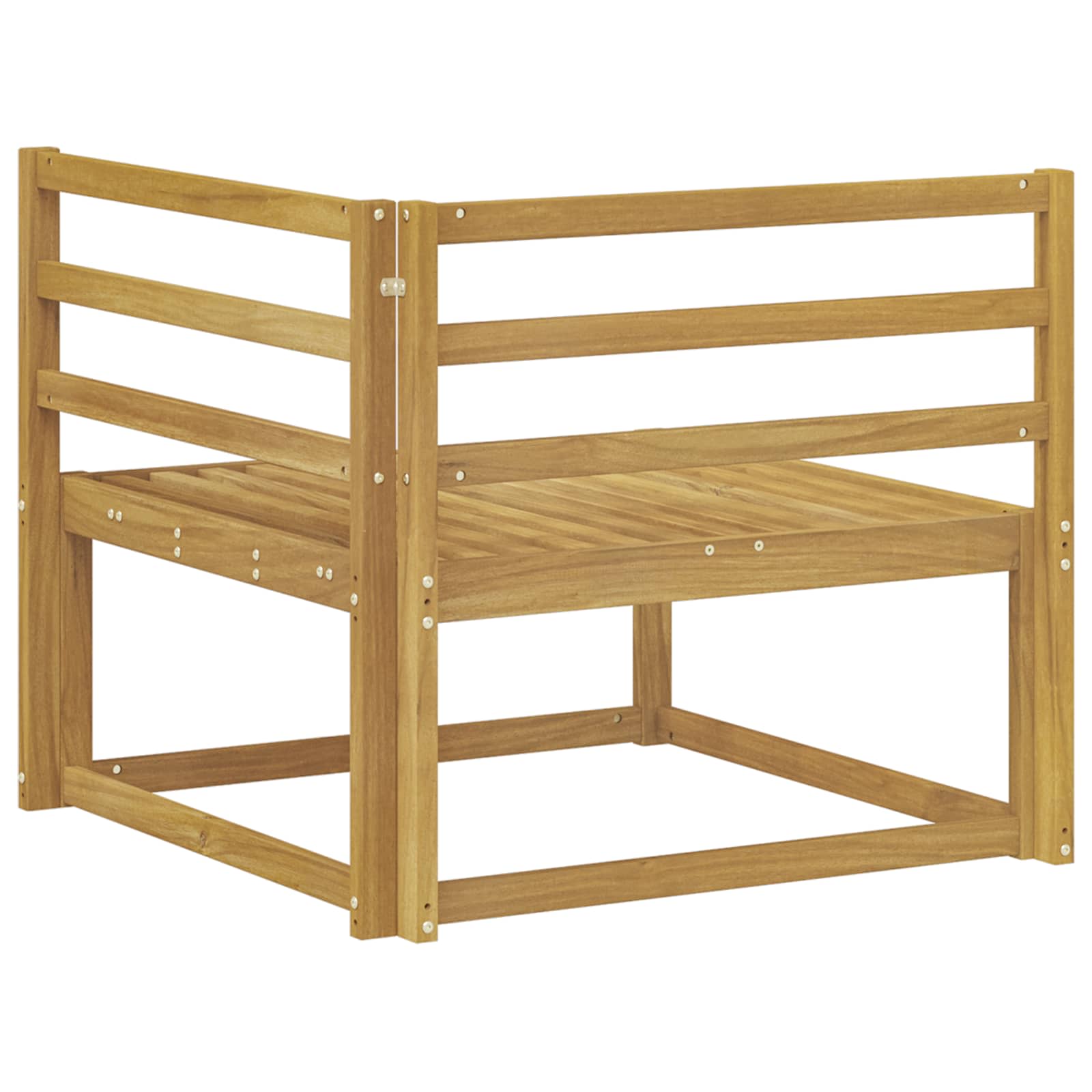 Udendørs Hjørnesofa Hvid 83 X 83 X 73 Cm - Billede 5