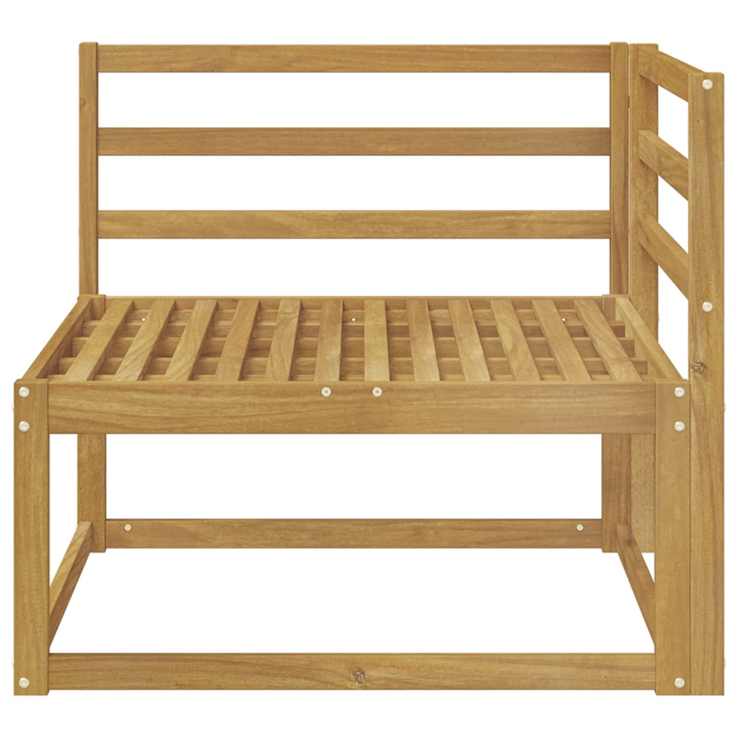 Udendørs Hjørnesofa Hvid 83 X 83 X 73 Cm - Billede 3