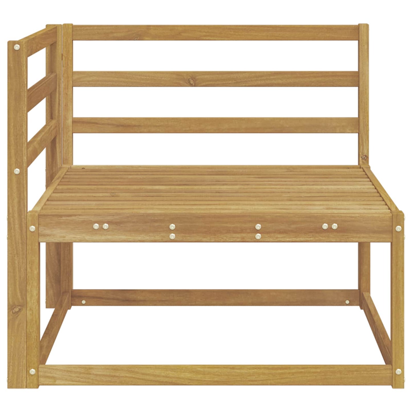 Udendørs Hjørnesofa Hvid 83 X 83 X 73 Cm - Billede 4