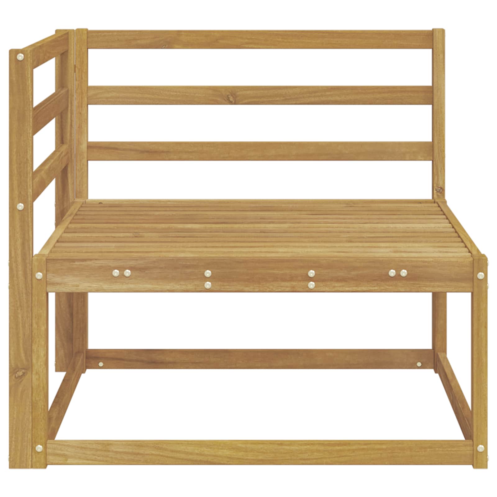 Udendørs Hjørnesofa Hvid 83 X 83 X 73 Cm - Billede 4