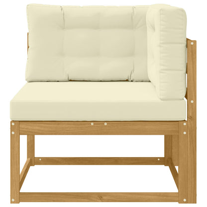 Udendørs Hjørnesofa Polyester Hvid - Billede 3