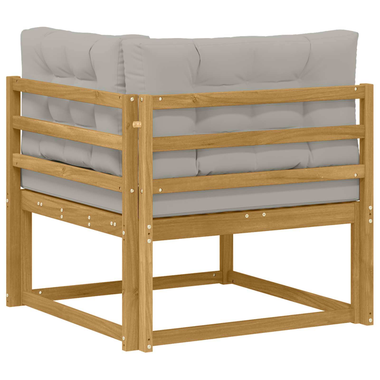 Udendørs Hjørnesofa Polyester Hvid - Billede 5