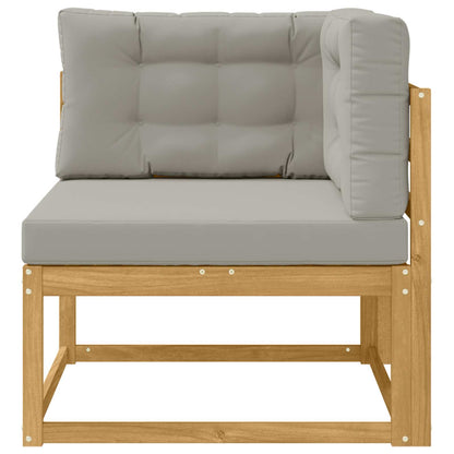 Udendørs Hjørnesofa Polyester Hvid - Billede 3