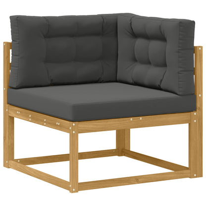 Udendørs Hjørnesofa Polyester Hvid - Billede 2