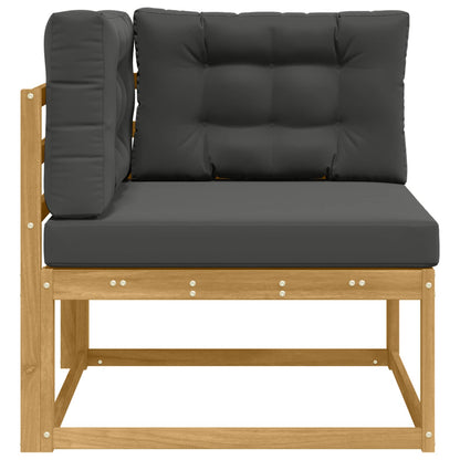 Udendørs Hjørnesofa Polyester Hvid - Billede 4