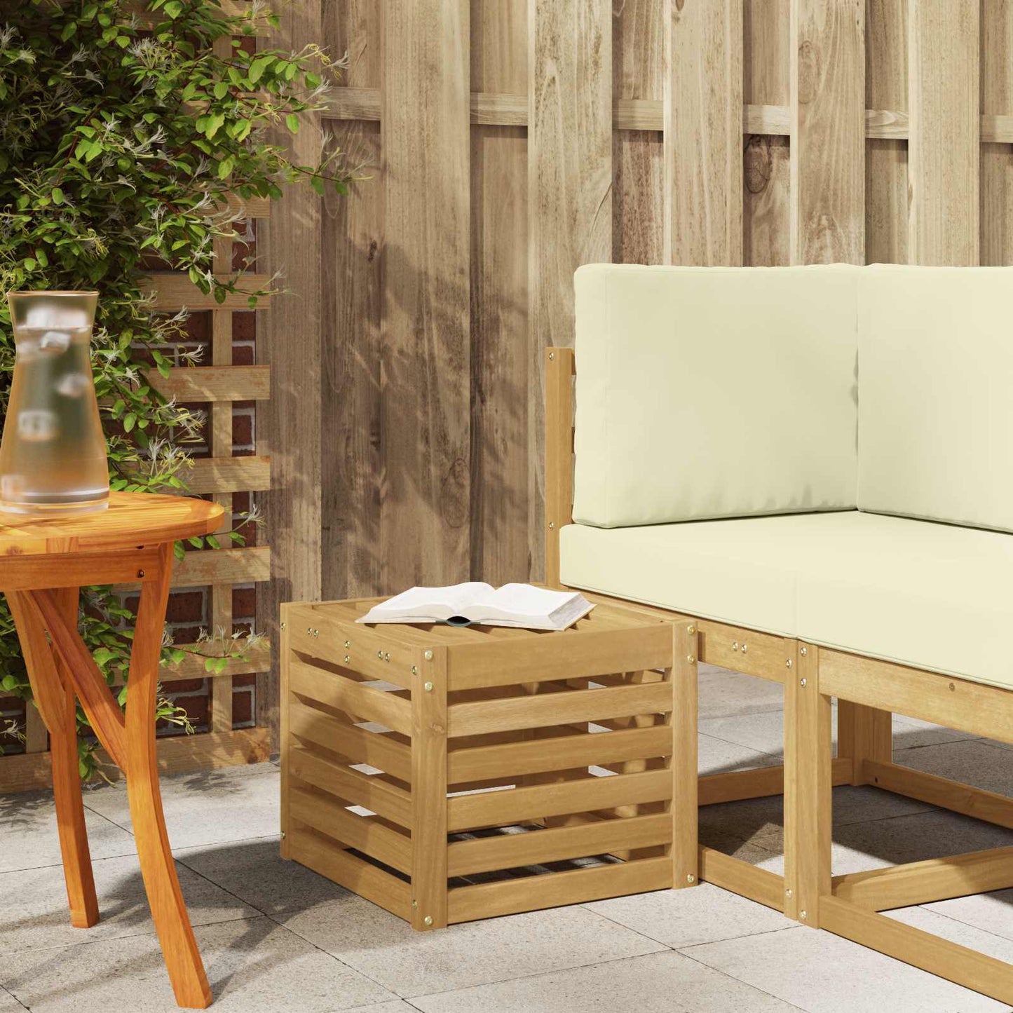 Udendørs Skammel Bænk 43 X 43 X 37 Cm - Variant 901679
