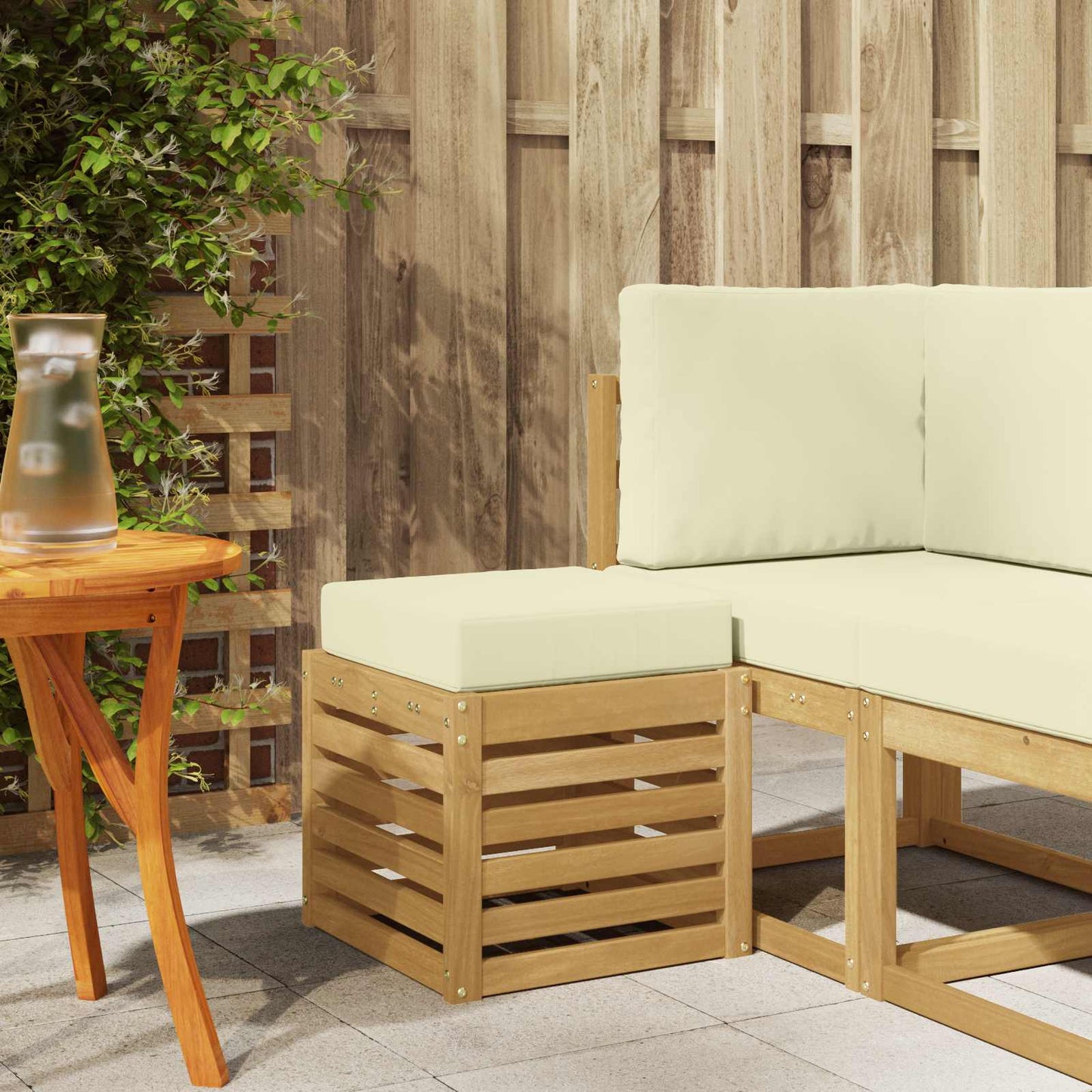 Udendørs Skammel Bænk 43 X 43 X 37 Cm - Variant 901680