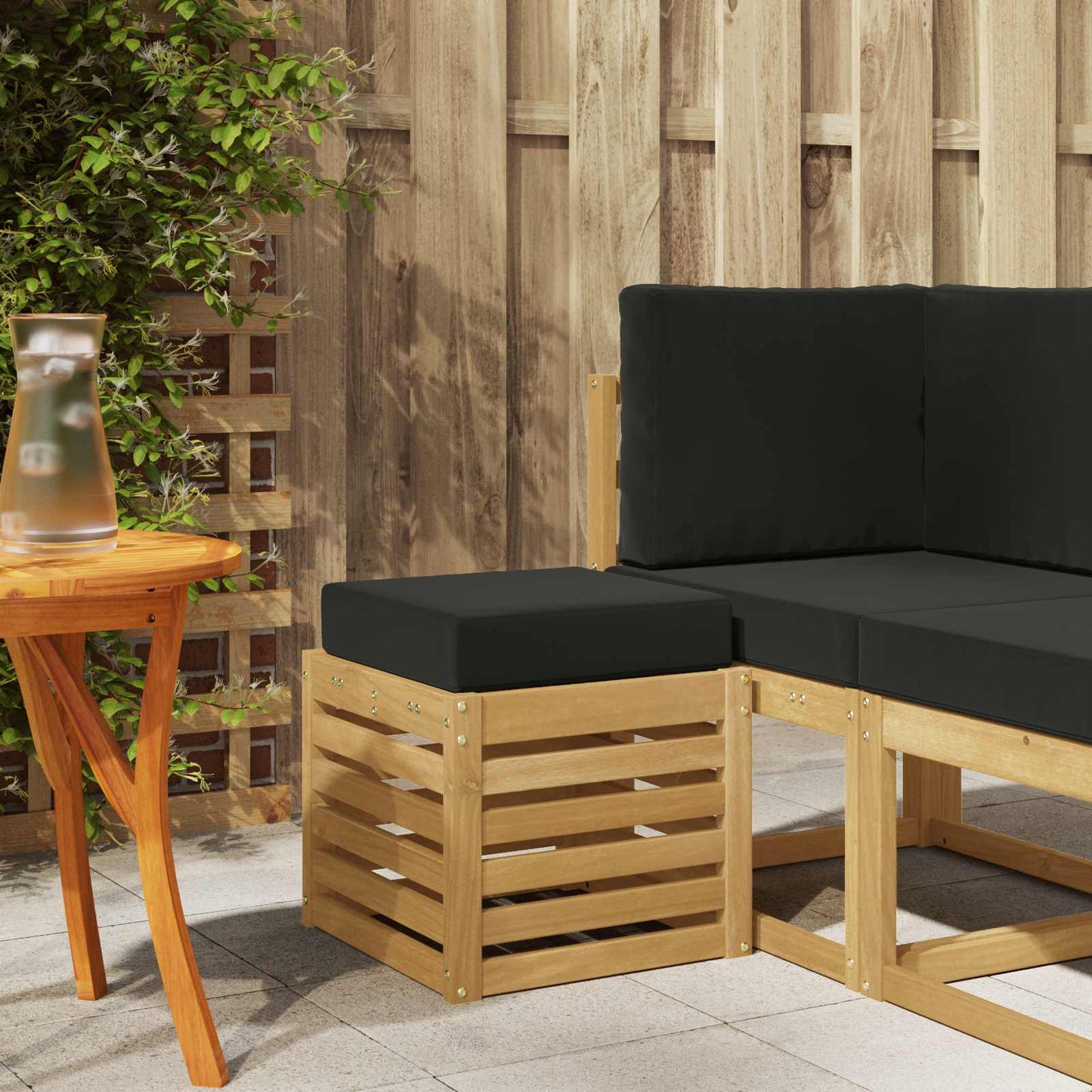 Udendørs Skammel Bænk 43 X 43 X 37 Cm - Variant 901684
