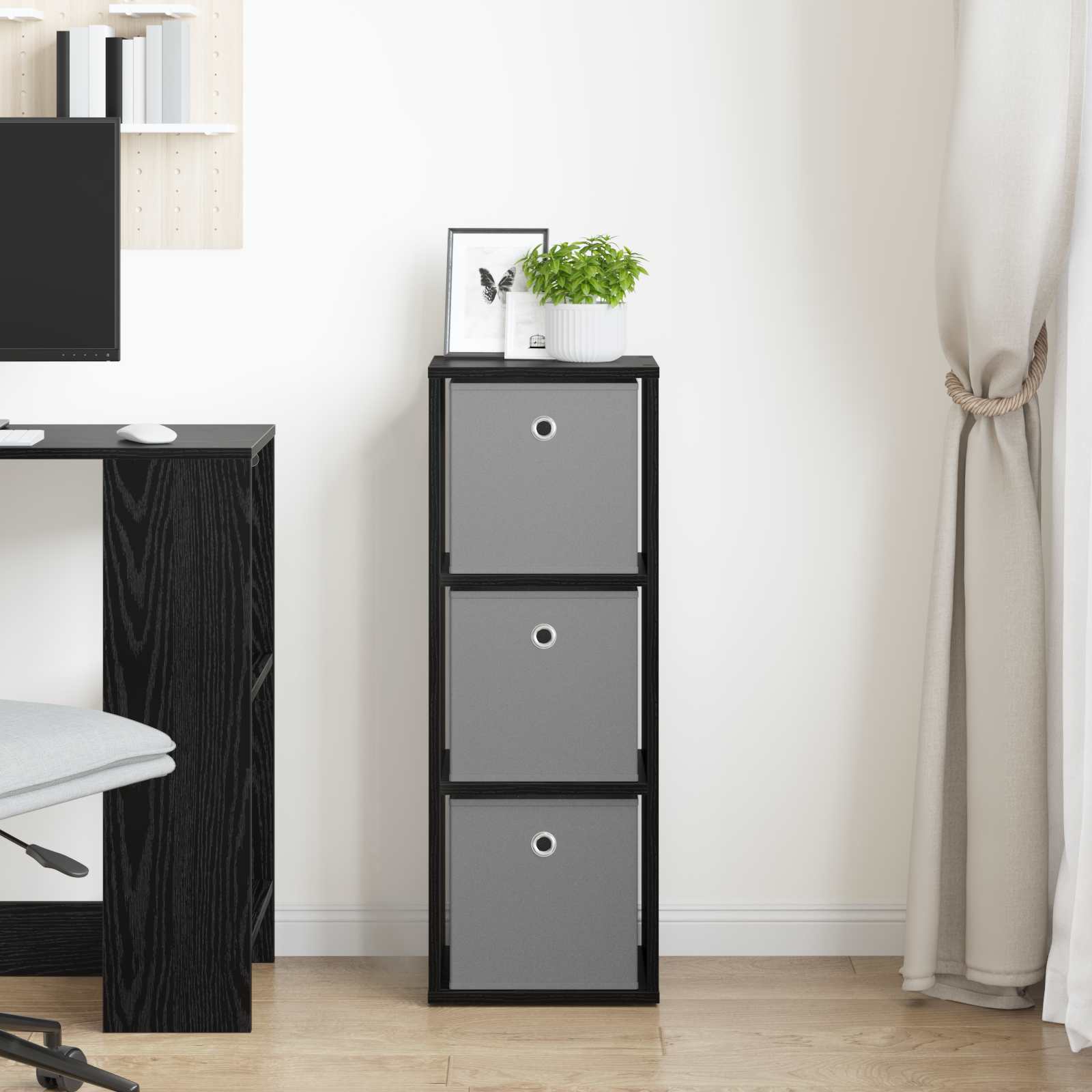Sideboard Med Skuffe 30,5 X 27 X 84,5 Cm - Billede 3