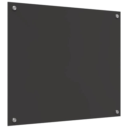 Køkkenbacksplash 2 Dele Mørkegrå 70 X 60 Cm Hærdet Glas - Billede 6