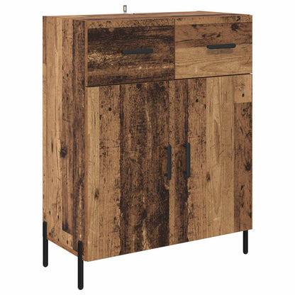 Highboard 69,5 X 34 X 180 Cm Konstrueret Træ - Billede 6