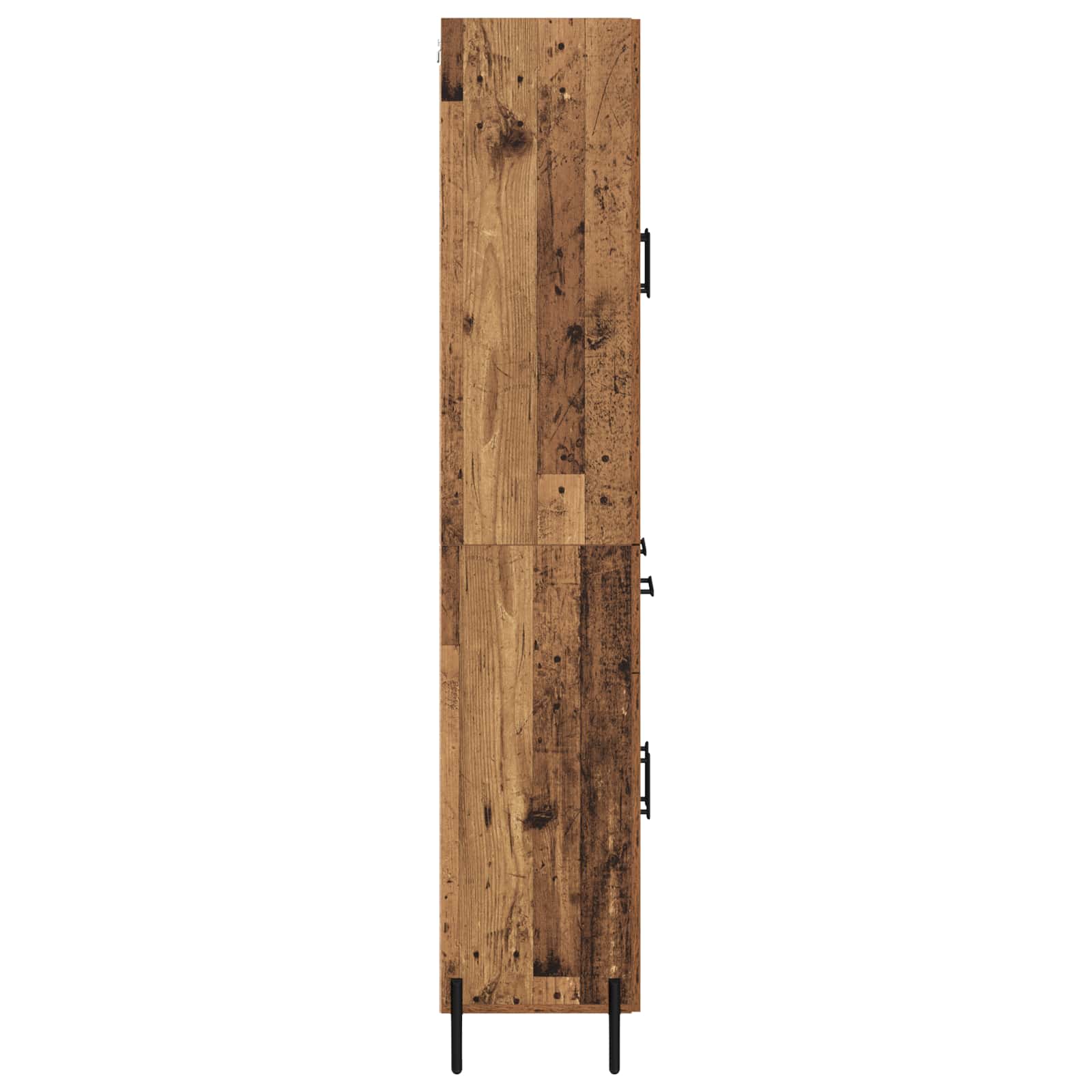 Highboard 69,5 X 34 X 180 Cm Konstrueret Træ - Billede 9