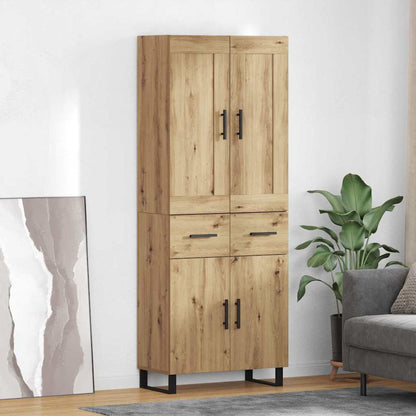 Highboard 69,5 X 34 X 180 Cm Konstrueret Træ - Variant 3415884