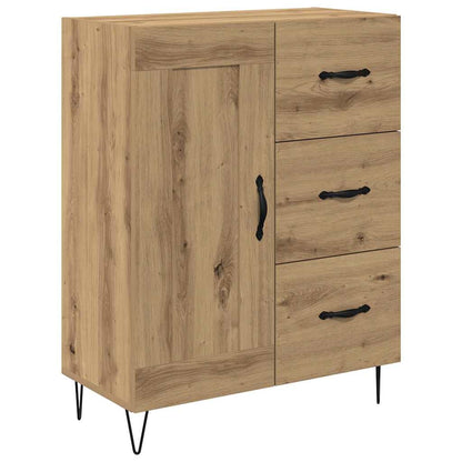 Highboard Artisan Egetræ 69,5 X 34 X 180 Cm Konstrueret Træ - Billede 6