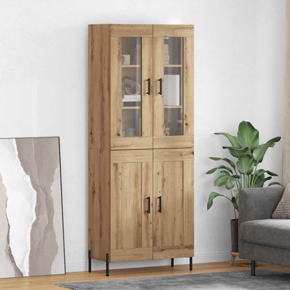 Highboard 69,5 X 34 X 180 Cm Konstrueret Træ - Variant 3415989