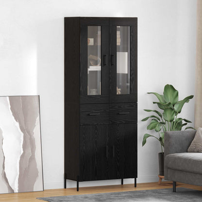 Highboard 69,5 X 34 X 180 Cm Konstrueret Træ - Variant 3416106