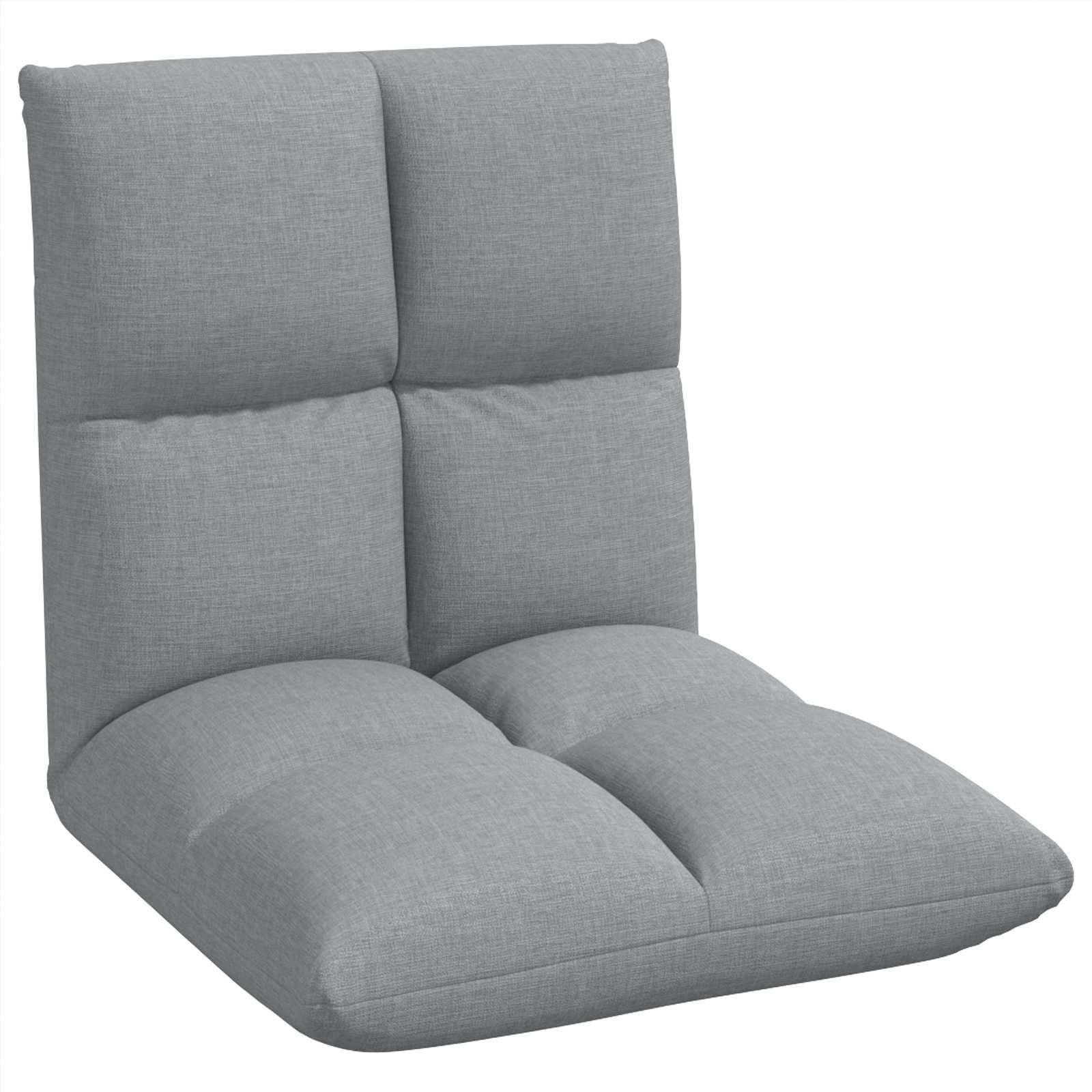 Justerbar Gulvstol Stof - Billede 2