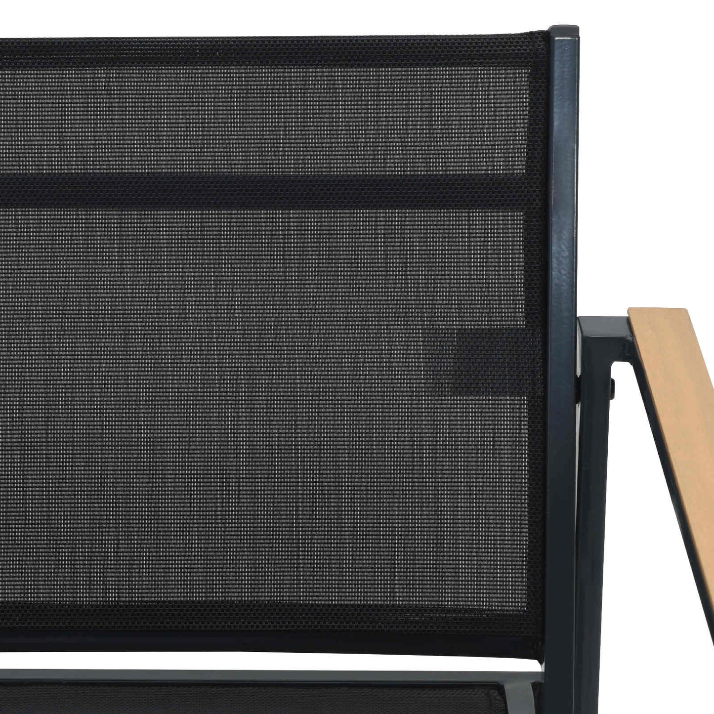 Havestole 2 Dele Og Anthracit 53,5 X 59 X 77 Cm - Billede 5
