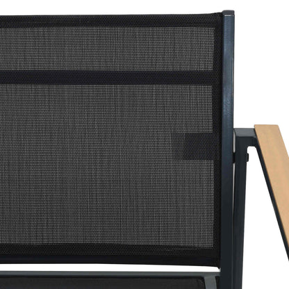 Havestole 2 Dele Og Anthracit 53,5 X 59 X 77 Cm - Billede 5