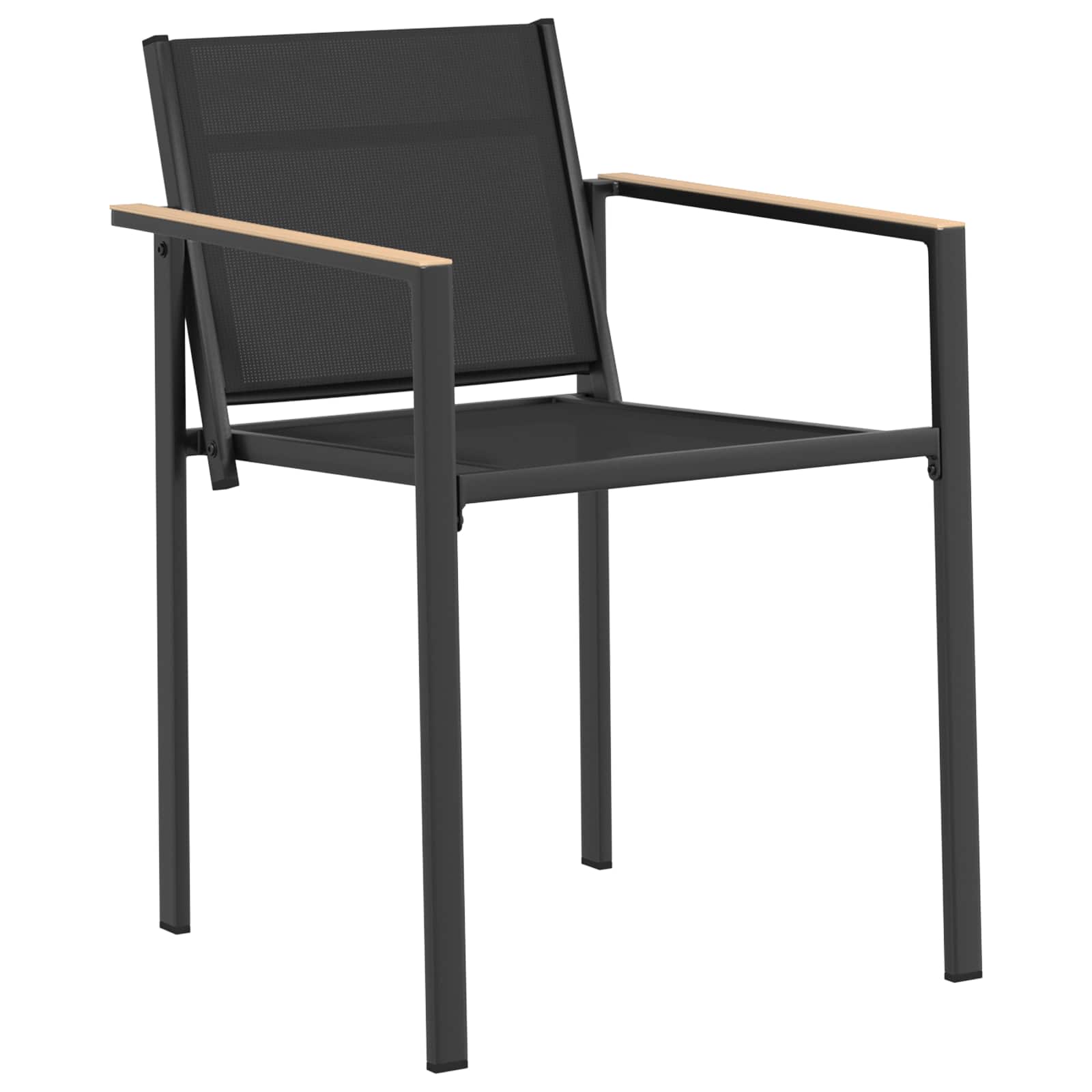 Havestole 2 Dele Og Anthracit 53,5 X 59 X 77 Cm - Billede 3