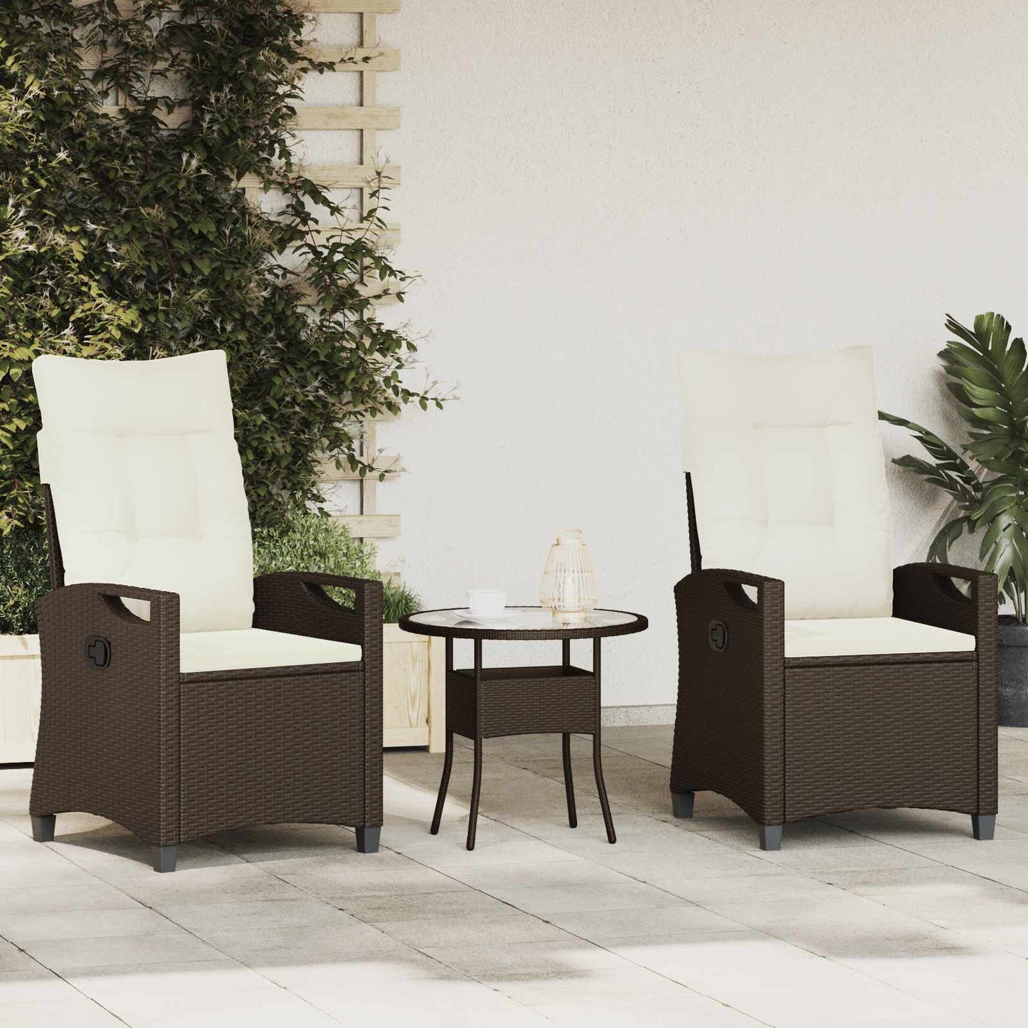 Have Stol 2 Dele 56 X 64 X 94 Cm Stål Og Polyester - Variant 42026831