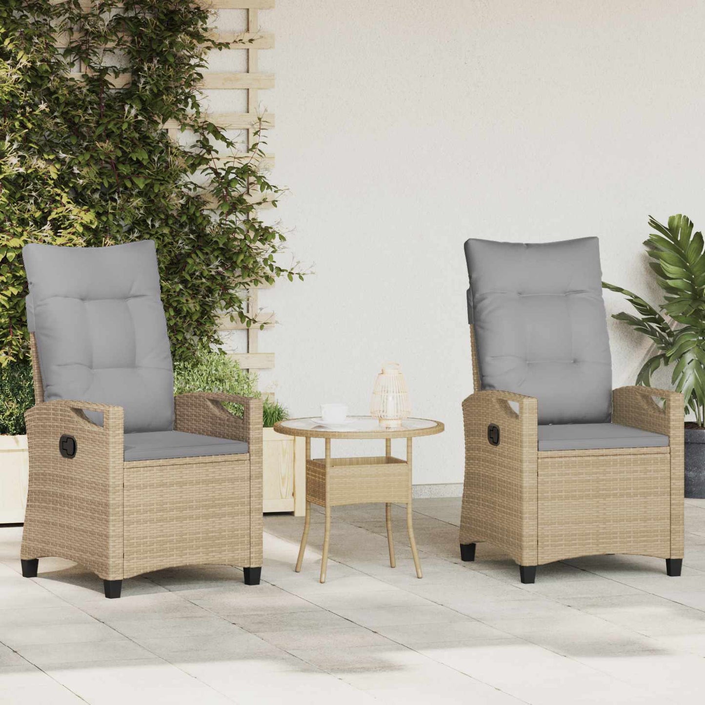 Have Stol 2 Dele 56 X 64 X 94 Cm Stål Og Polyester - Variant 42026833