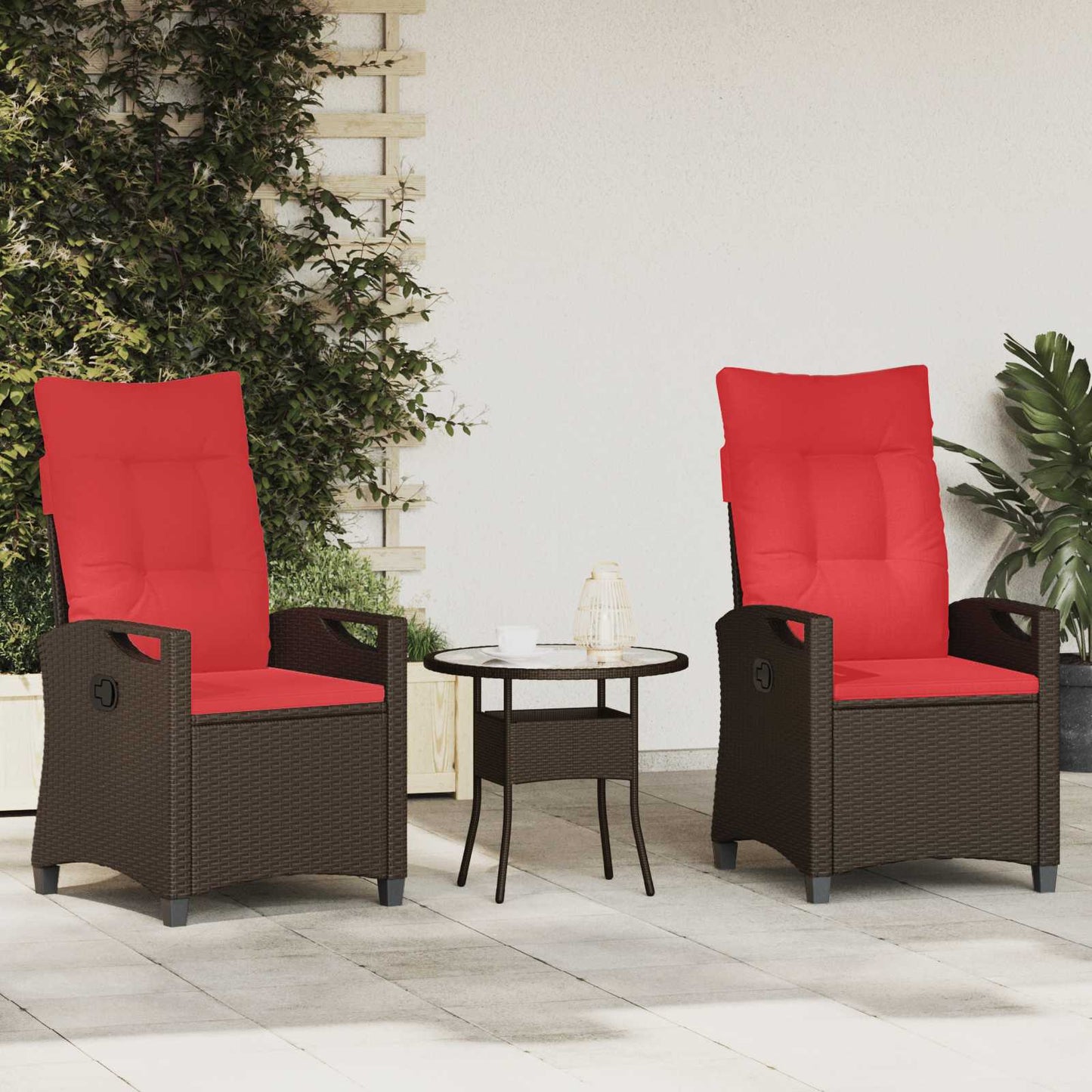 Have Stol 2 Dele 56 X 64 X 94 Cm Stål Og Polyester - Variant 42026836