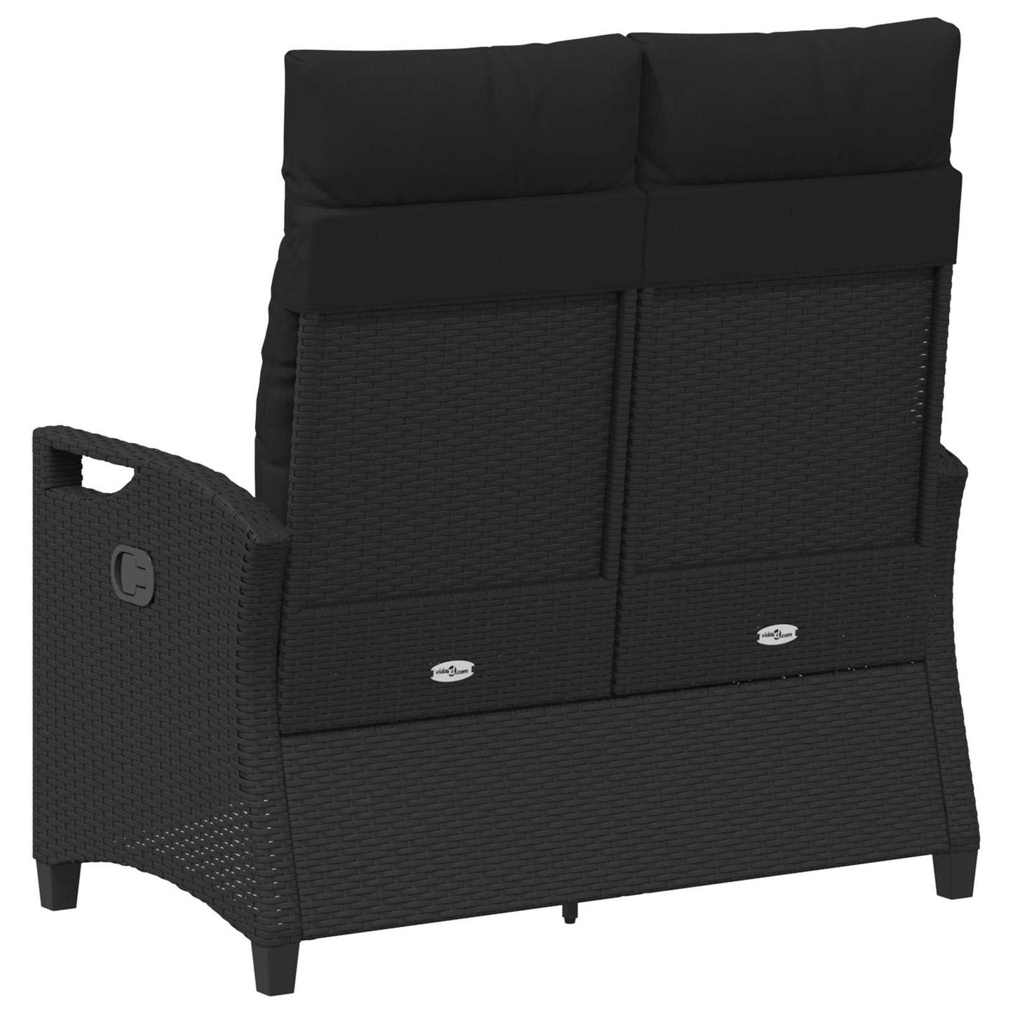 Havebænk Med Pude 105 X 60 X 112 Cm Stål Og Polyester - Billede 6