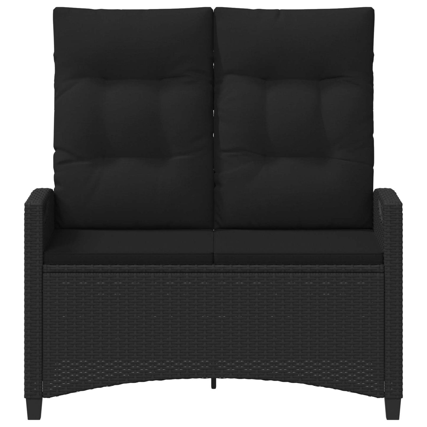 Havebænk Med Pude 105 X 60 X 112 Cm Stål Og Polyester - Billede 4